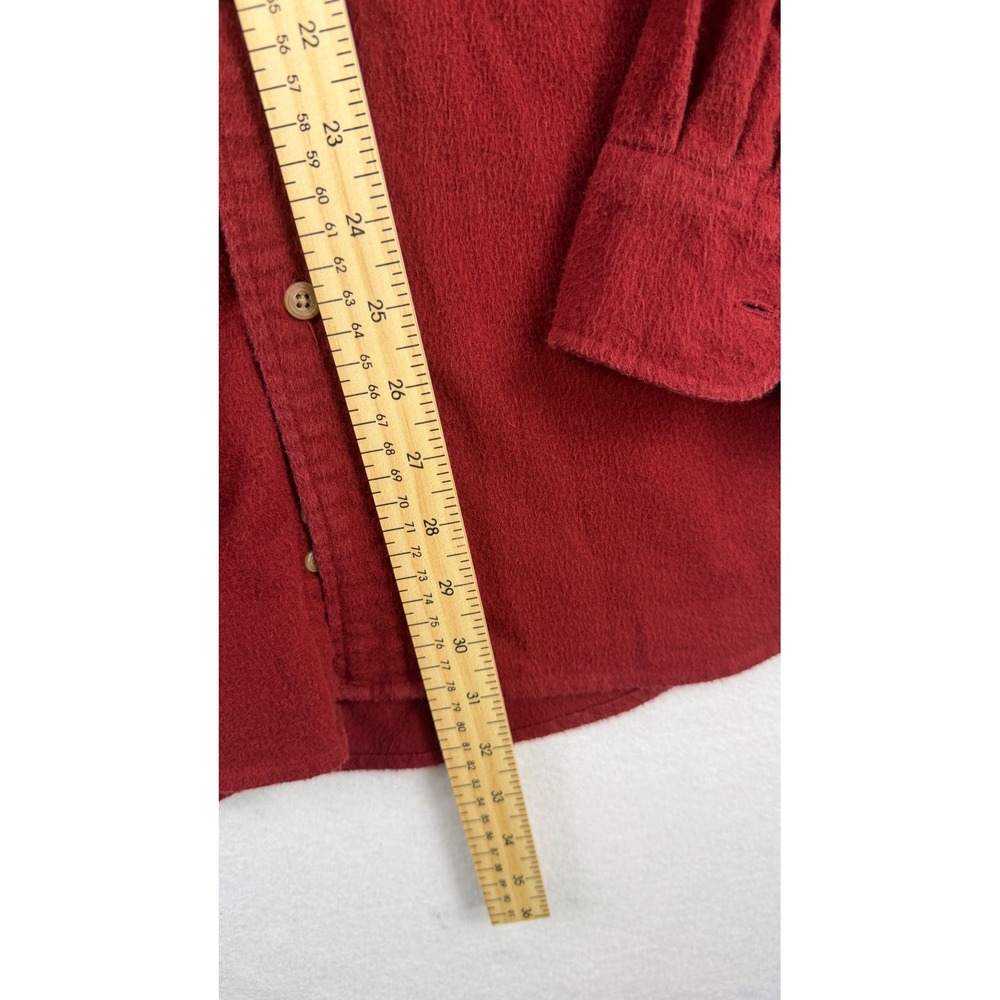 Vintage Alexander Julian Colours Red Chamois Cloth Button Down Shirt XL Cotton - Picture 6 of 7